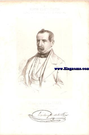 Cortes Constituyentes. Galera de los representantes del pueblo (1854).Cuenca.-Carlos M De La Torre.Mariscal De Campo, y propietario.(N.Sevilla).