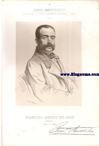 Cortes Constituyentes. Galera de los representantes del pueblo (1854).Cdiz..-Francisco Snchez Del Arco.Periodista.Centro.Naci en Cdiz.