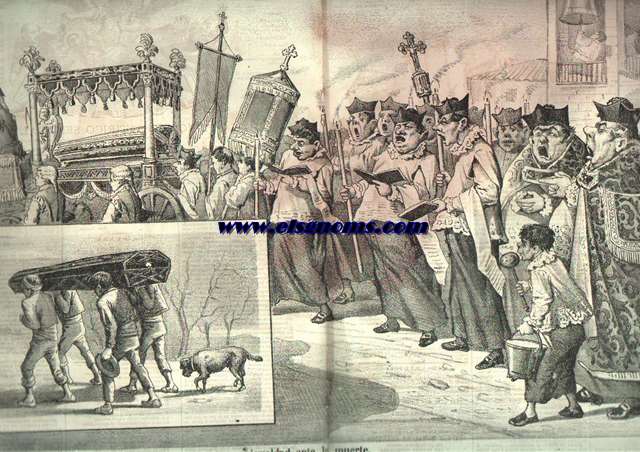 El Clarn.-Peridico Satrico Semanal.Ao I. Nm.5.-Jueves 19 de Julio de 1883.-SUMARIO: .Igualdad ante la muerte.-El Rural.-Jardn Mstico.-La Caricatura.-.Noticias.