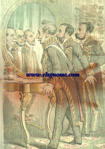 El Motn.-Peridico Satrico Semanal.AoI I. Nm. 5.-Domingo 29 de Enero de 1882.-SUMARIO: A Cada Cual Lo Suyo.-!Pobre Duque.-En El Cepo.-Explicacin de la caricatura.-Manojo de Flores Msticas.-Anuncio.