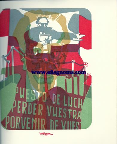 Omaggio a Machado. Linoleographie.