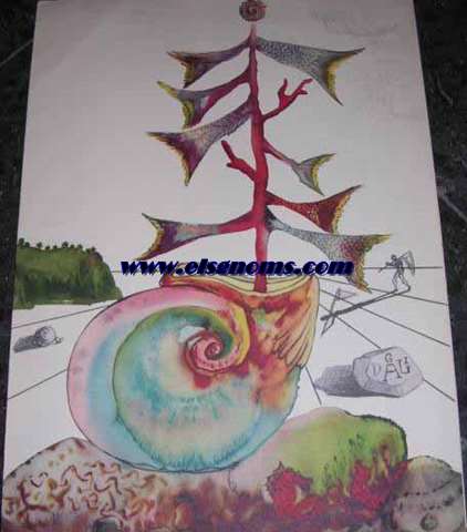 Felicitacin de navidad para la empresa Activition S.A. por Salvador Dal. Navidad de 1959.
