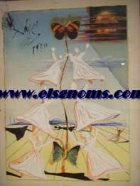 Felicitacin de Navidad para la empresa Hoechst Ibrica por Salvador Dal. Navidad de 1970.