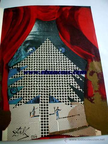 Felicitacin de Navidad y Ao Nuevo para la empresa Hoechst Ibrica por Salvador Dal. Navidad de 1965.