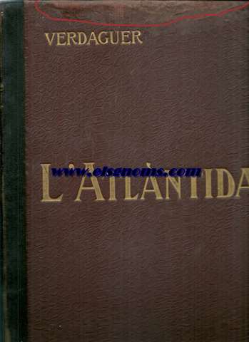 La Atlntida. Poema.Prlech de frederic Mistral.