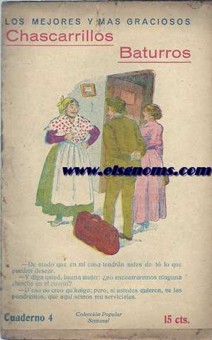 Los mejores y mas graciosos Chascarrillos Baturros. Cuaderno 4.