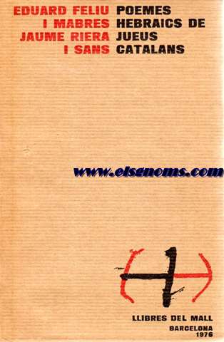 Poemes hebraics de jueus catalans