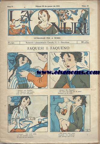 La Nuri. Revista per a noies. Barcelona. Any II. N 10. Dijous 28 de Gener de 1926.