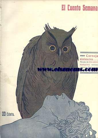 Corneja siniestra. Novela de...-Ao II.-14 de Agosto 1908.