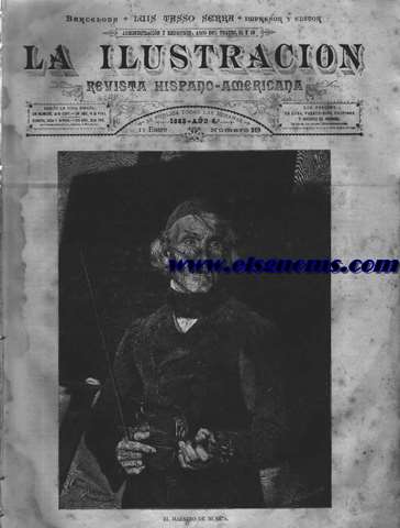 La Ilustracin. Revista Hispano-Americana.-11 Enero 1885.-Ao 6.-Nmero 219.-SUMARIO: Texto.-Revista Colonial, por D. Federico Rahola.-Terremotos, por D. R. de S.-La crisis climatrica, por D. L. de Beaumont.-El bosque de la miseria, por D. R. Gourdon.-Higiene del baile, por D. C. Clifort.-Variedades.-Nuestros grabados.-Eres un sueo, poesa por D. F. Peraza.-A un pajarillo, poesa por D Elena F. Lince.-Desde lejos, poesa por D. G. Baturoni.-Isabel la Catlica (continuacin), por D. Evaristo Fombona.-Anuncios.-Historia de la semana.-GRABADOS: El maestro de msica.-Escenas de Berln.-Una zapatera elegante.-Soando.-Fachada del nuevo edificio para conciertos del Gewanhaus en Leipzig.-A la ciudad.-Aldeana de Ischia.