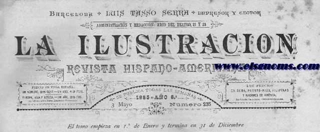 La Ilustracin. Revista Hispano-Americana.-5 Abril 1885.-Ao 6.-Nmero 231.-SUMARIO: Texto.-Revista colonial, por D. Federico Rahola.-La vida en el progreso (conclusin) por D. Toms Michelena.-Junto al lecho de muerte, por D. Adolfo Fernndez Ferrando.-Scrates, por P.G.-La mujer celosa, por D. Belisario Moncada.-Variedades.-Nuestros grabados.-Desde mi calabozo, poesa por D. Leopoldo Torres Abandero.-Nueva primavera, poesa, por don Gonzalo Picn Fbres.-La niebla, poesa por D. Benito Uribe.-Mis tres novelas, poesa por D. Desiderio Fajardo O.-Vuelve! poesa por D. Jos Pen y Contreras.-Viaje al travs de los Andes (continuacin), pr A. Thouar.-Bourgonef (conclusin).-Leila  el sitio de Granada, por Lord Lytion.-Anuncios.-Historia de la semana.-GRABADOS: Gaspar Villate.-Mozart.-Tipos de la compaa Singalesa.-Artillera de campaa espaola.-Capitn.-Exposicin de electricidad en el Observatorio de Pars.-Los rpidos del padre Patio.