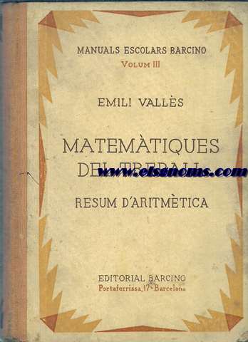 Matemtiques del treball. Resum d'Aritmtica.