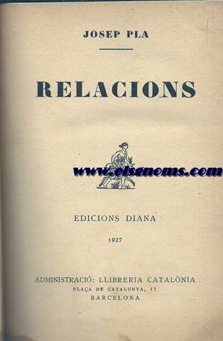 Relacions.