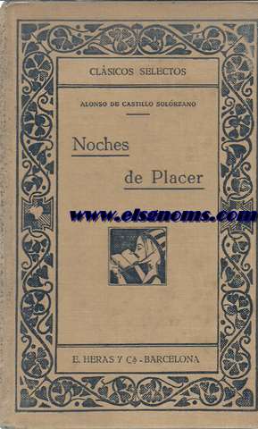 Noches de placer. Novelas cortas.