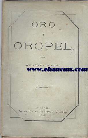 Oro y oropel.