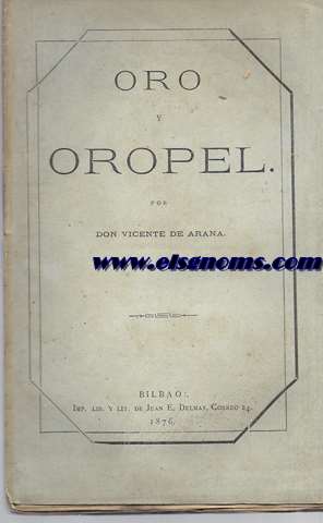Oro y oropel.