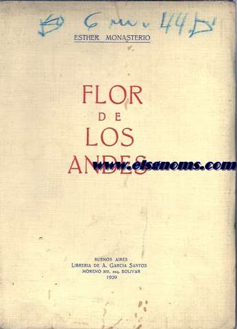 Flor de los Andes.