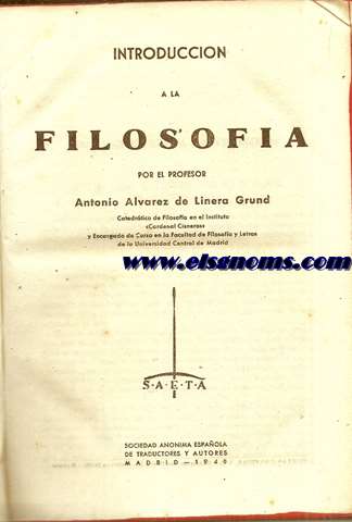 Introduccin a la Filosofa.
