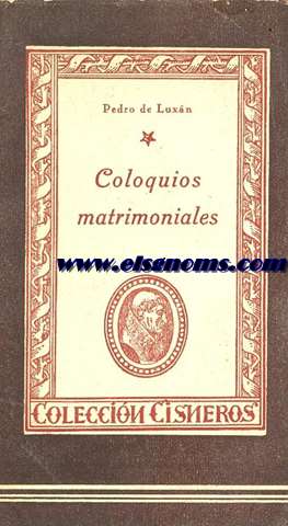 Coloquios matrimoniales.