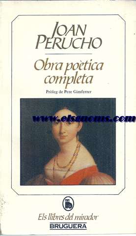 Obra potica completa. Prleg de Pere Gimferrer.