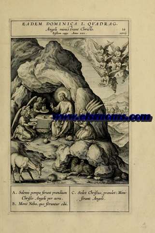 Eadem Dominica I. Quadrag. Angeli ministrant Christo. 14. Eisdem capp. Anno xxx. xxvii.