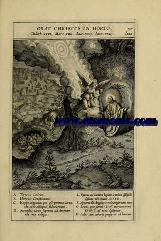 Orat Christus In Horto. 107. Matth. xxvi. Marc. xiii.I Luc xxii. Ioan xviii. lxxx.