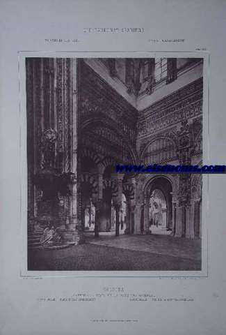 Crdoba.-Catedral.-Vista de la Nave Transversal.-Lmina 73A. 