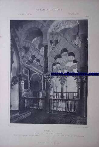 Crdoba.-Mezquita.-Vista Del Mihrab.-Lmina 6. 