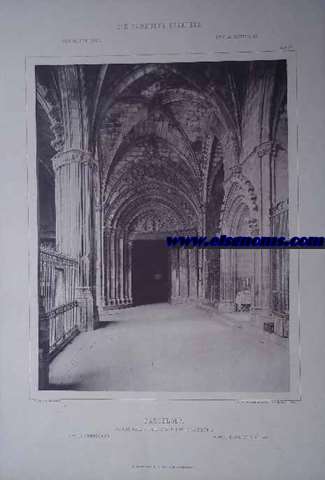 Barcelona.-Catedral.-Puerta del Claustro.-Lmina 58. 