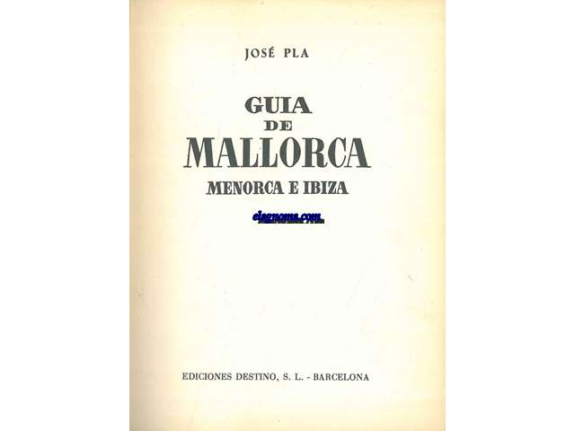 Gua de Mallorca, Menorca e Ibiza.